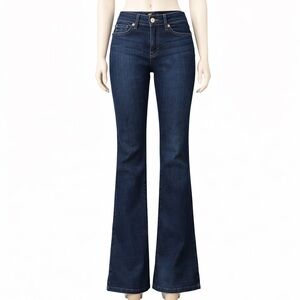 7 For All Mankind Dark Blue Kimmie bootcut Jeans Sz 28